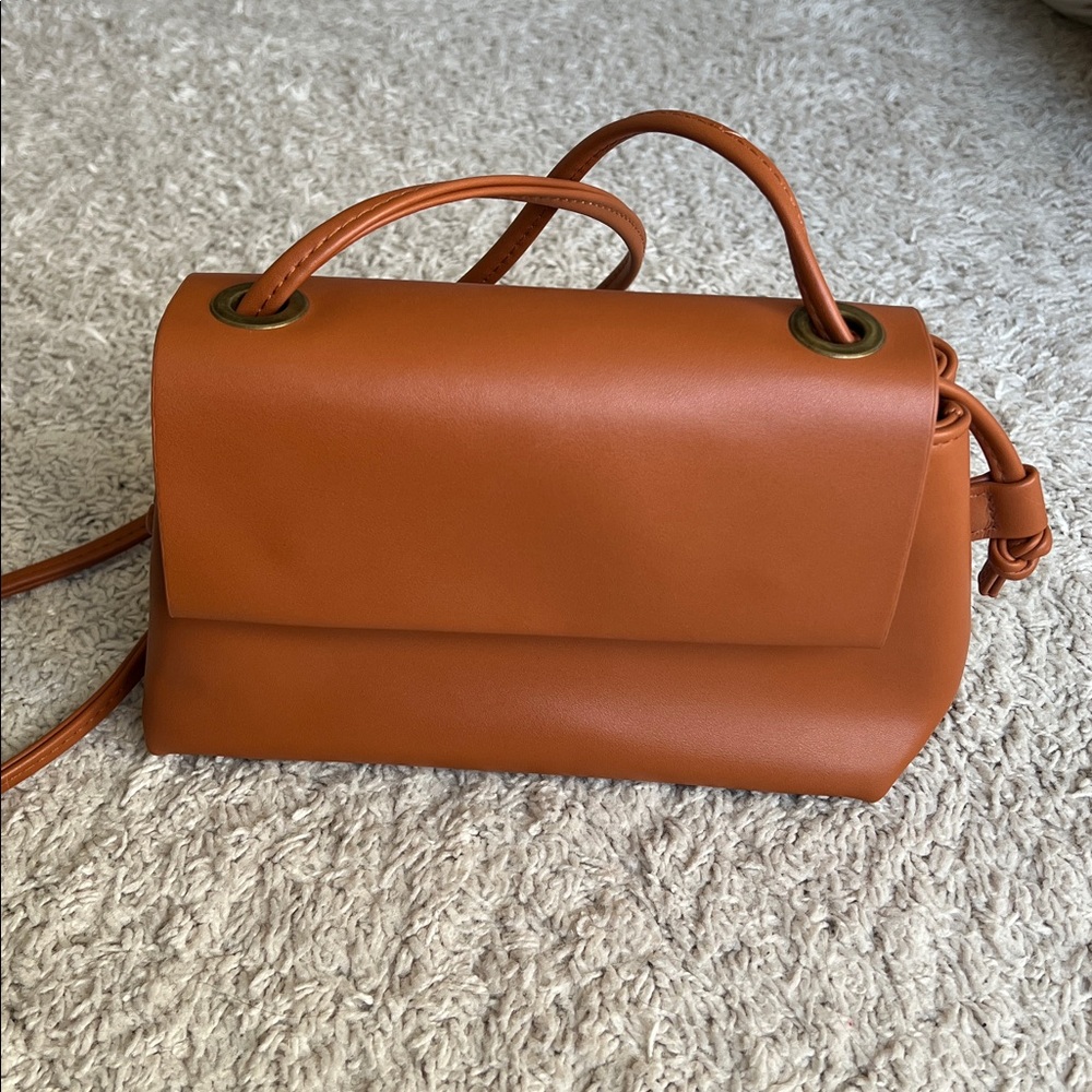 Cognac Crossbody Purse